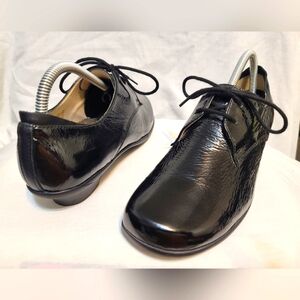 Bar Baer Shoes Germany Womens Burgundy Patent Leather Shoes Size 6.5